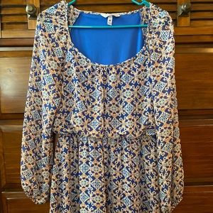 Speechless Blue & Orange dress